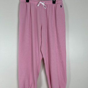 Polo Ralph Lauren Womens XL Pink Elastic Waist Sweatpants are BRAND NEW W/TAGS